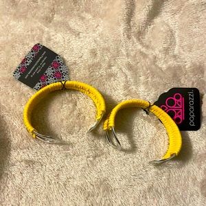 Fabric Bracelet with Silver Nickel and Lead Free